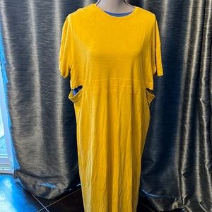 Zara gold 100% vicosa size large. NWT